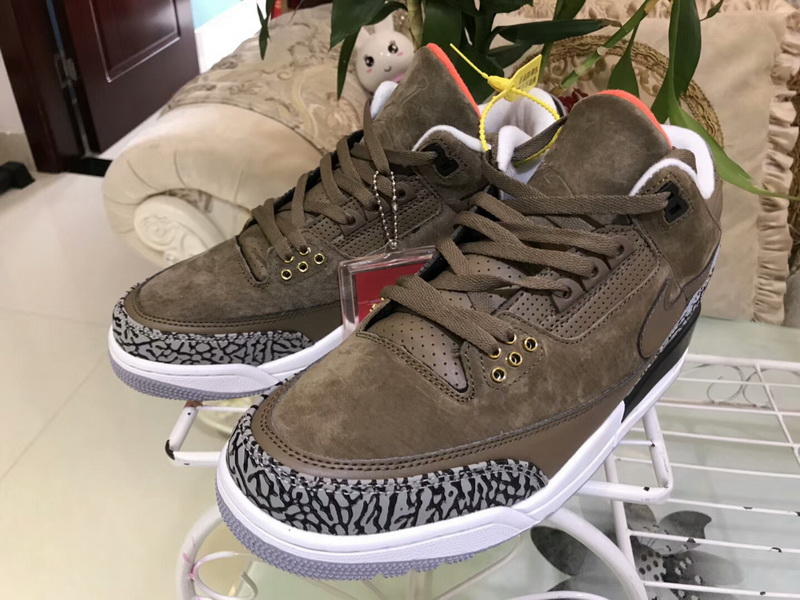 Authentic Air Jordan 3 JTH NRG Tinker“coffee”